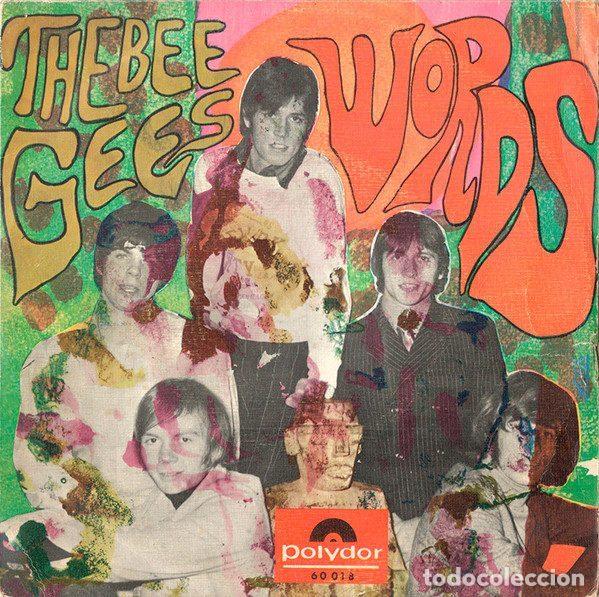 Disques de vinyle: The Bee Gees &ndash; Words (Vinyl, Polydor 60 018)