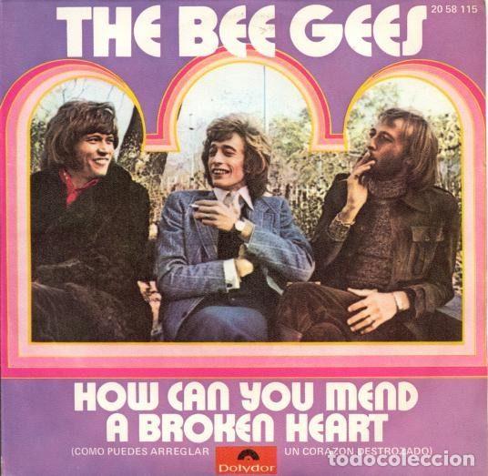 Discos de vinilo: The Bee Gees &ndash; How Can You Mend A Broken Heart = C&oacute;mo Puedes Arreglar Un Coraz&oacute;n Destrozado...