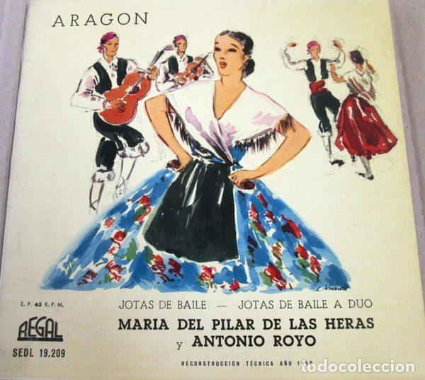Vinyl records: Maria Del Pilar De Las Heras Y Antonio Royo &ndash; Aragon (Vinyl, Regal SEDL 19.209)