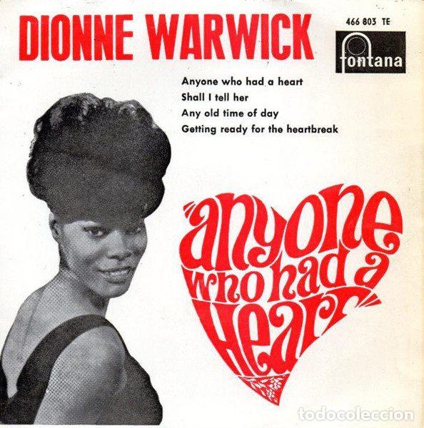 Discos de vinilo: Dionne Warwick &ndash; Anyone Who Had A Heart (Vinyl, Fontana 466 803 TE)