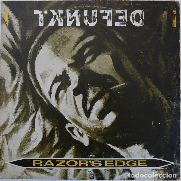 Vinyl records: Defunkt &ndash; Razor's Edge / Strangling Me With Your Love (Vinyl, Hannibal Records 53-013 M)