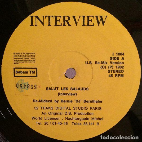 Disques de vinyle: Interview &ndash; Salut Les Salauds (U.S. Re-Mix Version) (Vinyl, Interview I 1004)