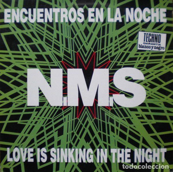 Disques de vinyle: N.M.S &ndash; Encuentros En La Noche / Love Is Sinking In The Night (Vinyl, Blanco Y Negro MX 374)