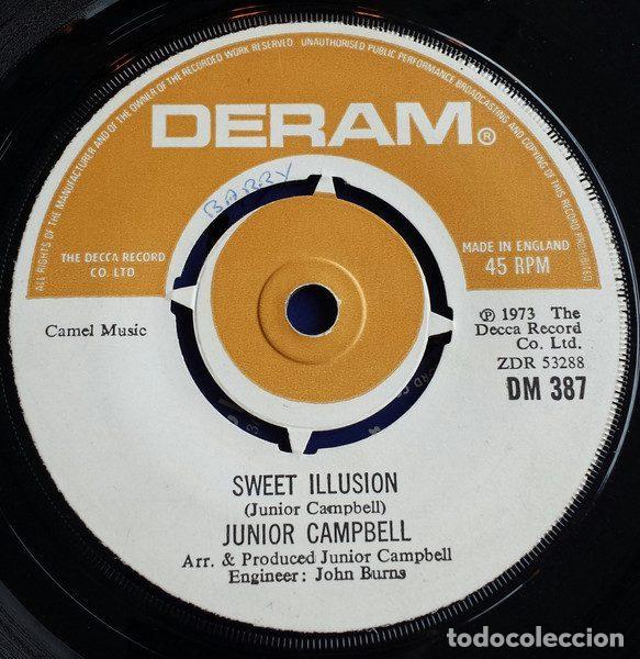 Vinyl records: Junior Campbell &ndash; Sweet Illusion (Vinyl, Deram DM 387)