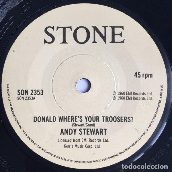 Vinyl records: Andy Stewart &ndash; Donald Where's Your Troosers? (Vinyl, Stone SON 2353)