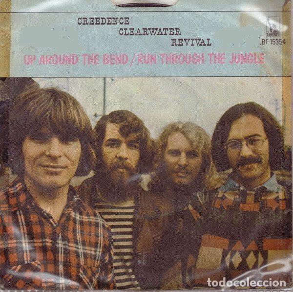 Vinyl records: Creedence Clearwater Revival &ndash; Up Around The Bend / Run Through The Jungle (Vinyl, Liberty LBF...