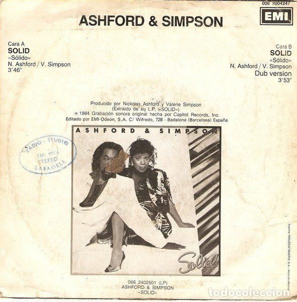 Discos de vinilo: Ashford & Simpson &ndash; Solid = S&oacute;lido (Vinyl, Capitol Records 006 2004247) - Foto 2