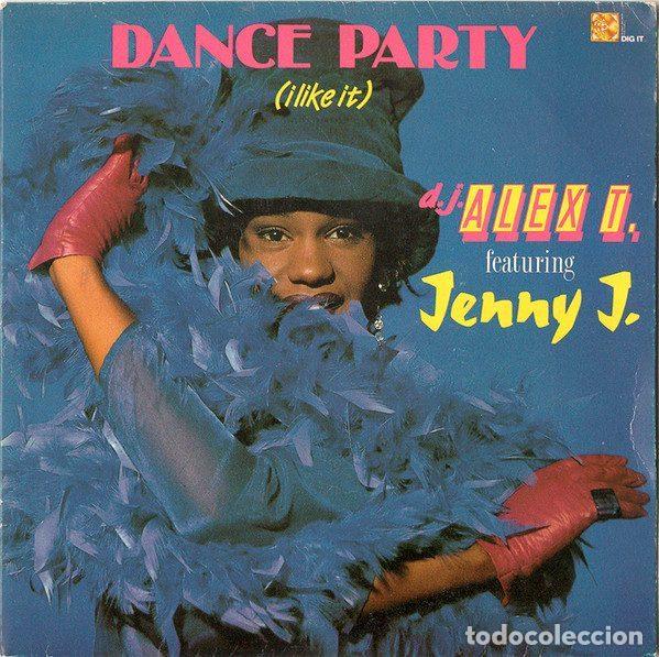 Vinyl-Schallplatten: DJ Alex T Featuring Jenny J. &ndash; Dance Party (I Like It) (Vinyl, Max Music M 502 SP)