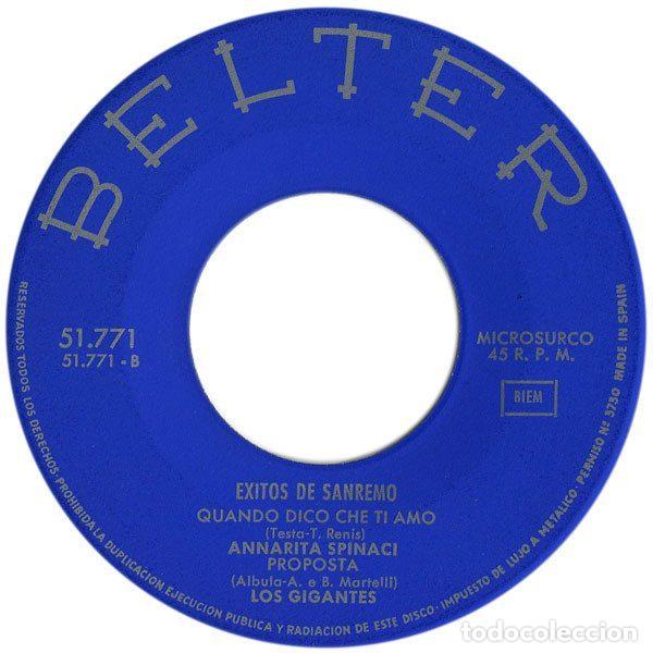 Discos de vinilo: Various &ndash; Exitos De San Remo 1967 (Vinyl, Belter 51.771) - Foto 4