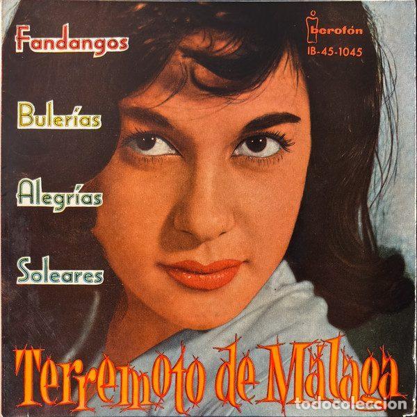 Discos de vinil: Terremoto de M&aacute;laga &ndash; Fandangos (Vinyl, Iberofon IB-45-1045)