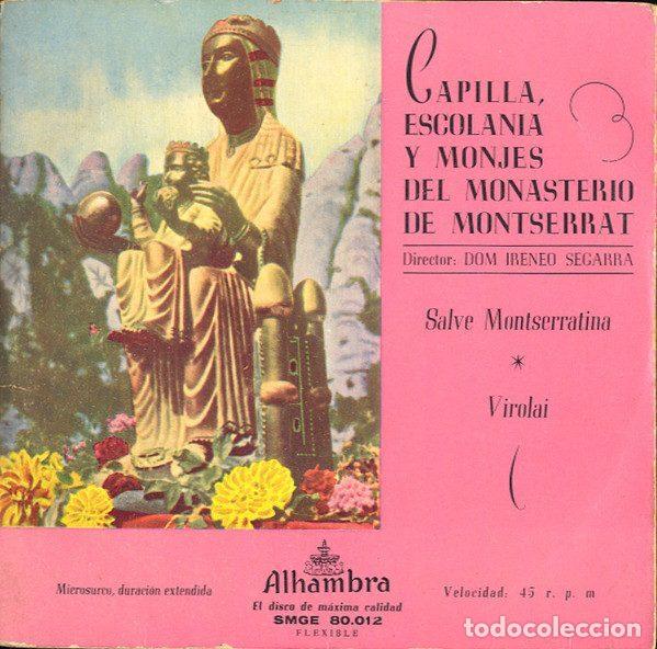 Disques de vinyle: Capilla Escolania Y Monjes Del Monasterio De Montserrat &ndash; Salve Montserratina / Virolai (Vinyl,...