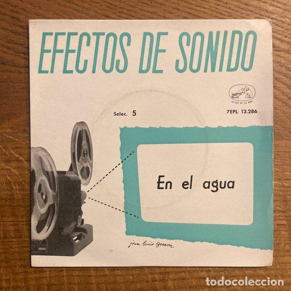 Discos de vinil: No Artist &ndash; Efectos de Sonido. Selec. 5. En El Agua (Vinyl, La Voz De Su Amo 7EPL 13.286)