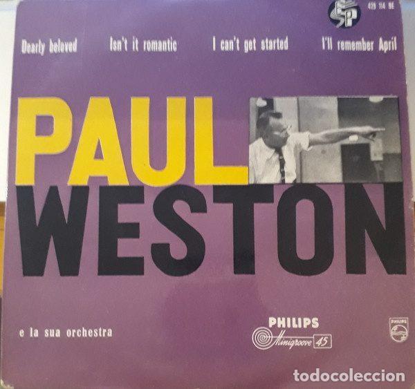 Disques de vinyle: Paul Weston E La Sua Orchestra &ndash; Dearly Beloved (Vinyl, Philips 429 114 BE)
