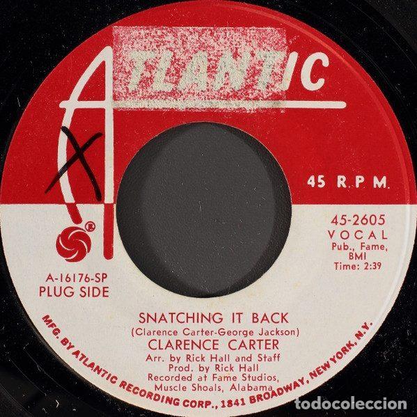 Dischi in vinile: Clarence Carter &ndash; Snatching It Back (Vinyl, Atlantic 45-2605)
