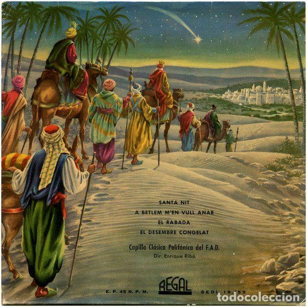 Discos de vinilo: Capilla Clasica Polif&oacute;nica Del F.A.D. &ndash; Villancicos (Vinyl, Regal SEDL 19.159)