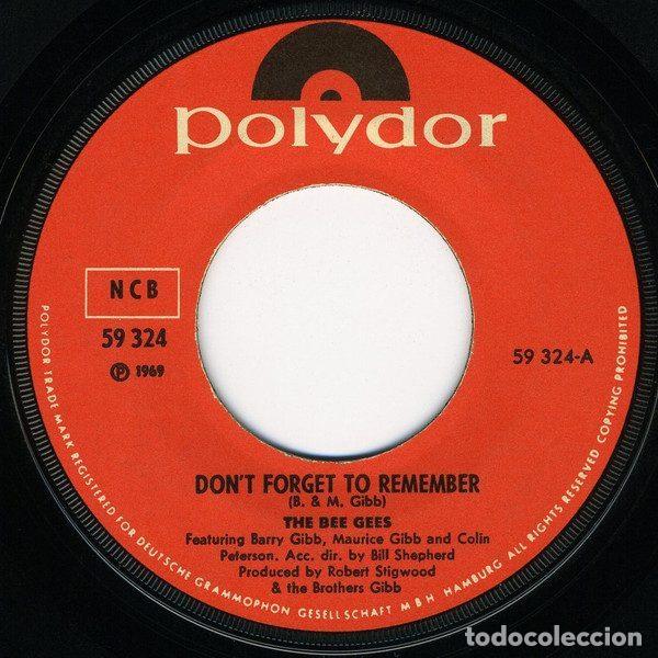 Discos de vinilo: The Bee Gees &ndash; Don't Forget To Remember (Vinyl, Polydor 59 324)