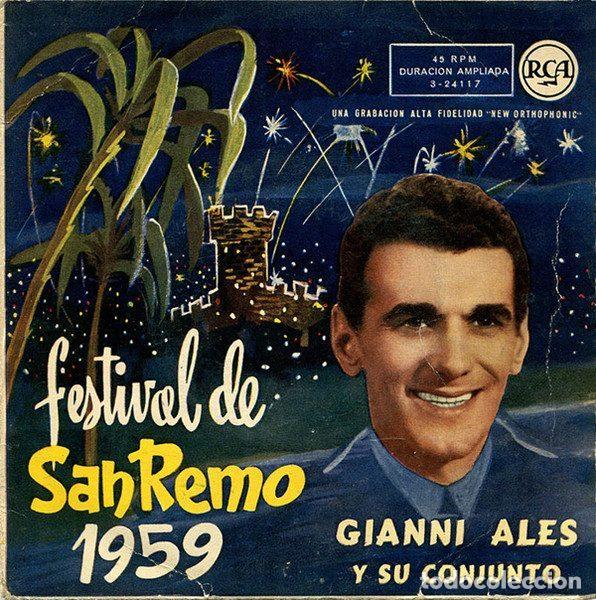 Vinyl-Schallplatten: Gianni Ales Y Su Conjunto &ndash; Festival De San Remo 1959 (Vinyl, RCA 3-24117)
