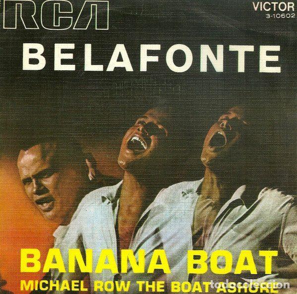 Vinyl-Schallplatten: Belafonte &ndash; Banana Boat / Michael Row The Boat Ashore (Vinyl, RCA Victor 3-10602)