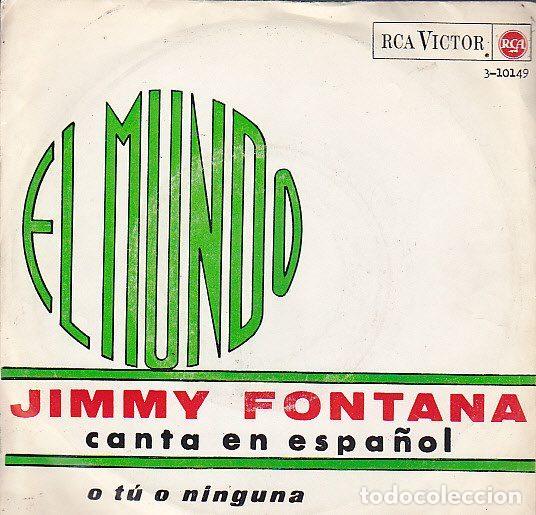 Vinyl-Schallplatten: Jimmy Fontana &ndash; El Mundo (Vinyl, RCA Victor 3-10149)