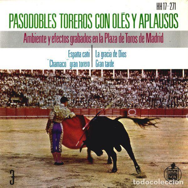 Disques de vinyle: Banda Taurina &ndash; Pasodobles Toreros Con Oles Y Aplausos (Vinyl, Hispavox HH 17-271)