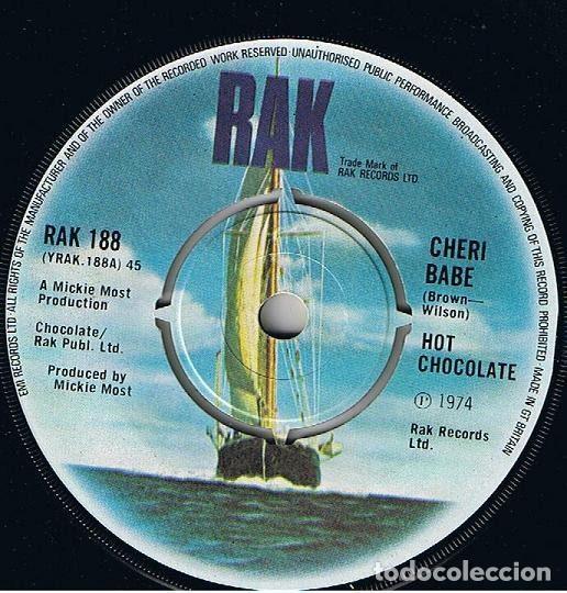 Discos de vinil: Hot Chocolate &ndash; Cheri Babe (Vinyl, RAK RAK 188)