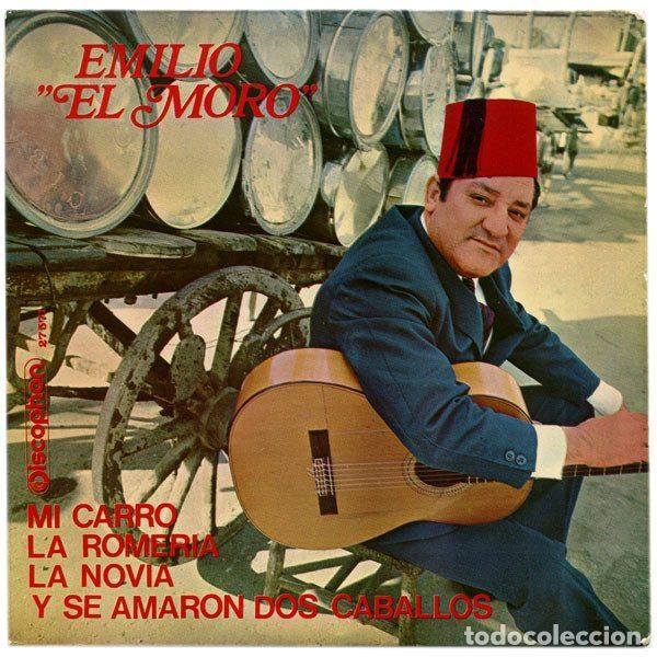 Disques de vinyle: Emilio &rdquo;El Moro&rdquo; &ndash; Mi Carro / La Romer&iacute;a / La Novia / Y Se Amaron Dos Caballos (Vinyl, Discophon...
