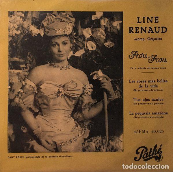 Discos de vinil: Line Renaud &ndash; Frou- Frou (Vinyl, Path&eacute; 45EMA 40.026)