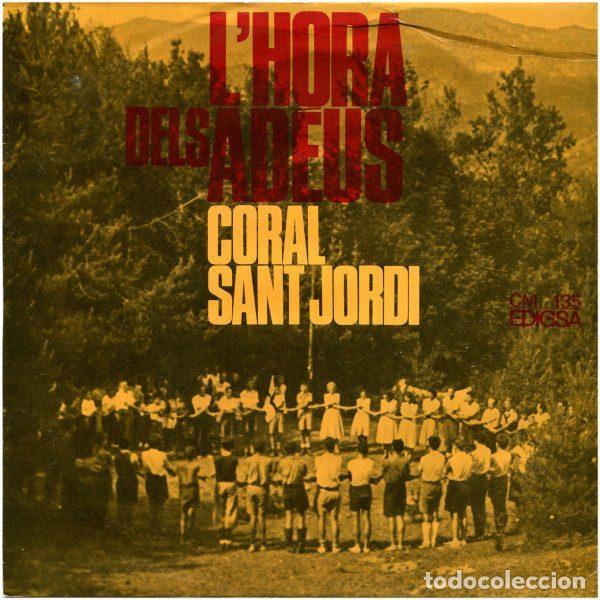 Disques de vinyle: Coral Sant Jordi &ndash; L'Hora Dels Adeus (Vinyl, Edigsa C.M. 135)