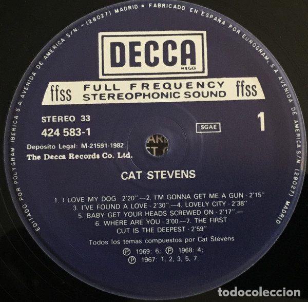 Discos de vinilo: Cat Stevens &ndash; Cat Stevens (Vinyl, Decca 424583-1) - Foto 3
