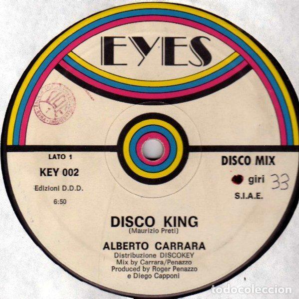 Disques de vinyle: Alberto Carrara &ndash; Disco King (Vinyl, Eyes KEY 002)