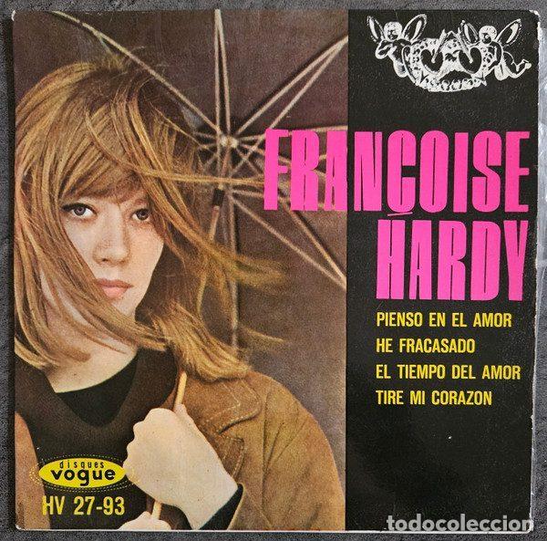 Discos de vinil: Fran&ccedil;oise Hardy &ndash; Pienso En El Amor (Vinyl, Disques Vogue HV 27-93)