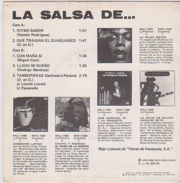 Discos de vinilo: Various &ndash; La Salsa De ... (Vinyl, RCA Victor ESP-579) - Foto 2
