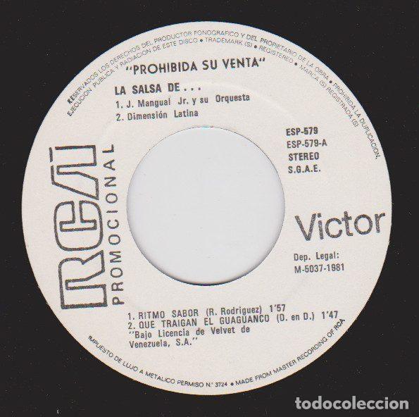 Discos de vinilo: Various &ndash; La Salsa De ... (Vinyl, RCA Victor ESP-579) - Foto 3