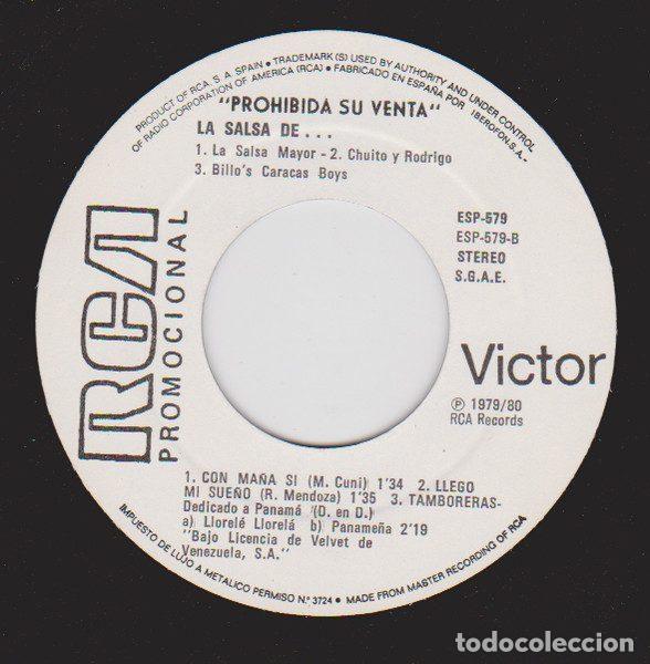 Discos de vinilo: Various &ndash; La Salsa De ... (Vinyl, RCA Victor ESP-579) - Foto 4