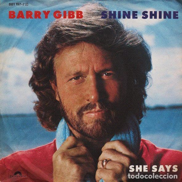 Discos de vinil: Barry Gibb &ndash; Shine Shine (Vinyl, Polydor 881 197-7)