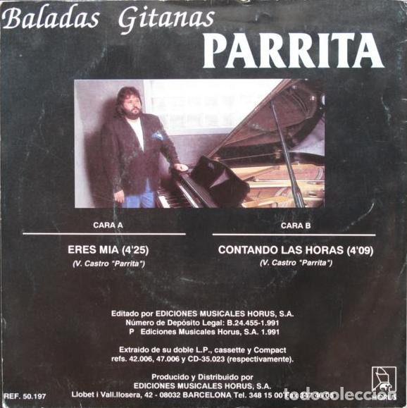 Discos de vinilo: Parrita &ndash; Baladas Gitanas (Vinyl, Horus 50.197) - Foto 2