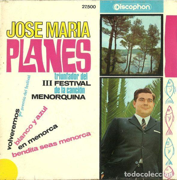 Disques de vinyle: Jose Maria Planes &ndash; Volveremos (Vinyl, Discophon 27.500)