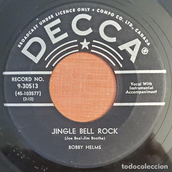 Disques de vinyle: Bobby Helms &ndash; Jingle Bell Rock / Captain Santa Claus (And His Reindeer Space Patrol) (Vinyl,...