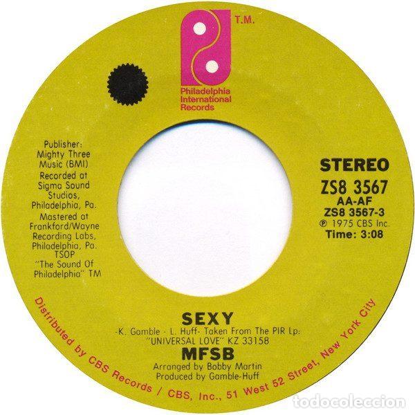 Vinyl-Schallplatten: MFSB &ndash; Sexy / Human Machine (Vinyl, Philadelphia International Records ZS8 3567)