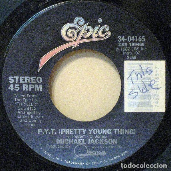 Vinyl records: Michael Jackson, The Jacksons &ndash; P.Y.T. (Pretty Young Thing) / Working Day And Night (Vinyl, Epic...
