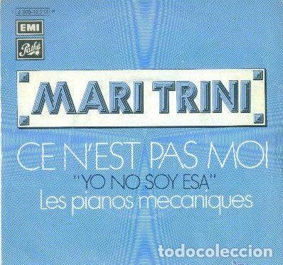 Discos de vinil: Mari Trini &ndash; Ce N'Est Pas Moi / Les Pianos Mecaniques (Vinyl, Path&eacute; J 006-12.213)