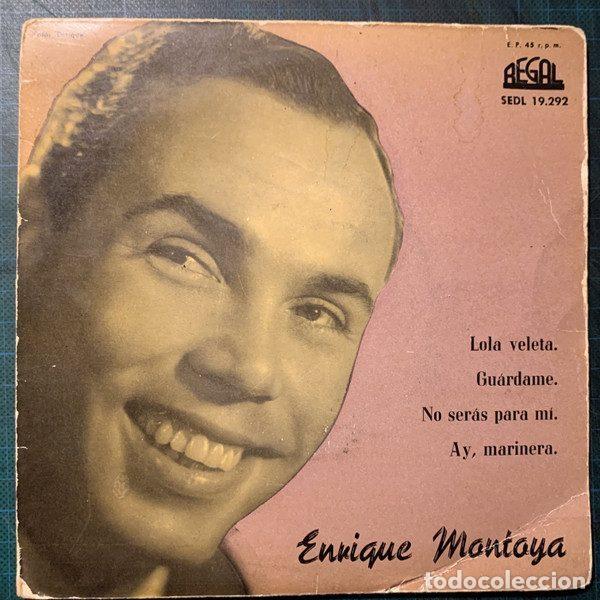 Discos de vinilo: Enrique Montoya &ndash; Lola Veleta (Vinyl, Regal SEDL 19.292)