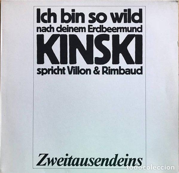 Discos de vinil: Klaus Kinski &ndash; Kinski Spricht Villon Und Rimbaud 1 (Vinyl, Amadeo AVRS 1076)