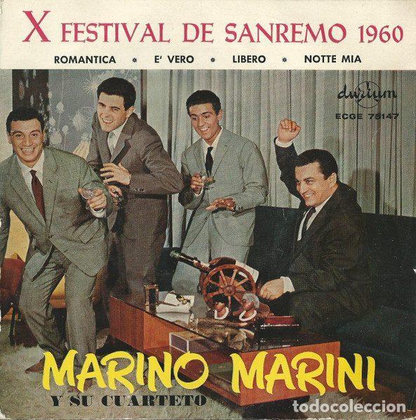 Discos de vinilo: Marino Marini Ed Il Suo Quartetto &ndash; X Festival De Sanremo 1960 (Vinyl, Durium 75147)