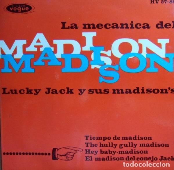 Disques de vinyle: Lucky Jack Y Sus Madison's &ndash; La Mecanica Del Madison (Vinyl, Hispavox HV 27-88)