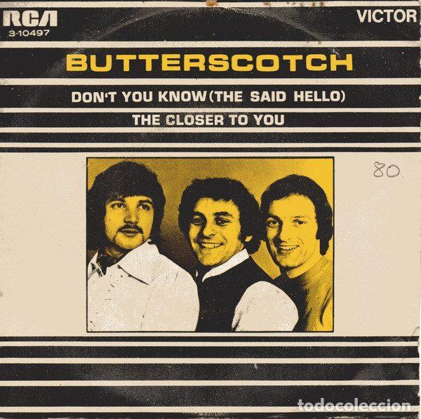 Dischi in vinile: Butterscotch &ndash; Don't You Know (She Said Hello) (Vinyl, RCA Victor 3-10497)