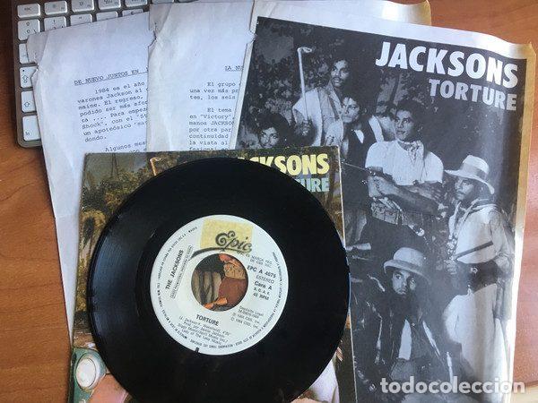 Discos de vinilo: Jacksons &ndash; Torture (Vinyl, Epic EPC A 4675) - Foto 2