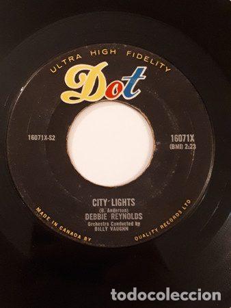Disques de vinyle: Debbie Reynolds &ndash; City Lights / Just For A Touch Of Your Love (Vinyl, Dot Records 16071X)