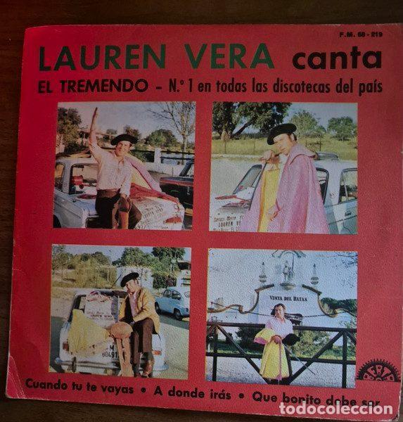 Disques de vinyle: Lauren Vera &ndash; Canta El Tremendo (Vinyl, Berta F.M. 68-219)