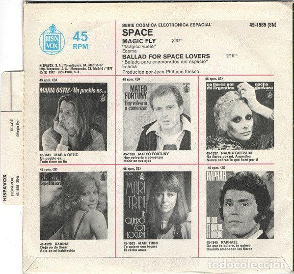 Discos de vinilo: Space &ndash; Magic Fly (Vinyl, Hispavox 45-1565) - Foto 2